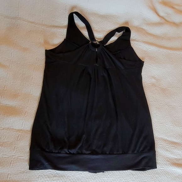 Janette Plus U.S.A Women's Tank Top Trappy Back Color Black Size 3XL NWOT - Picture 6 of 12
